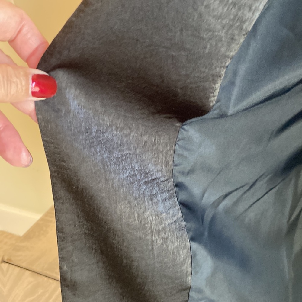 Silky Roll Collar Open Front Jacket. Size L - image 3